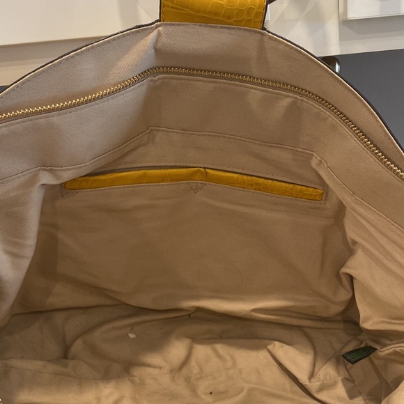 Sam Edelman yellow crocodile boho purse - Picture 9 of 13